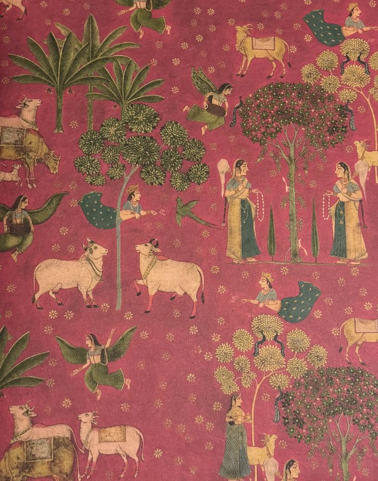 A WALL BEHIND A SOFA WITH FABRIC NATION JAMMU WALLPAPERS USED